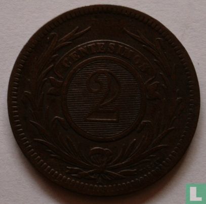 Uruguay 2 centésimos 1869 (A) - Image 2
