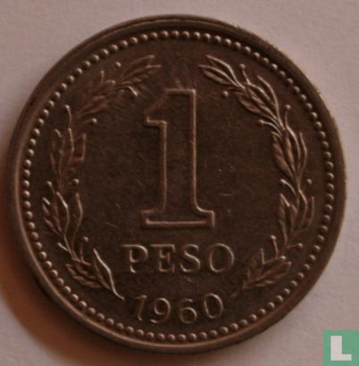 Argentine 1 peso 1960 - Image 1