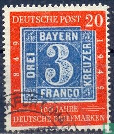 100 Jahre deutsche Briefmarken - Bild 1