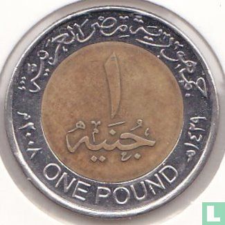Égypte 1 pound 2008 (AH1429) - Image 1