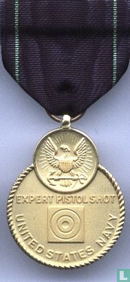 Navy Expert pistol shot medal 
