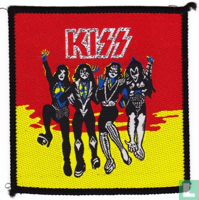 Kiss - Destroyer patch rood/geel