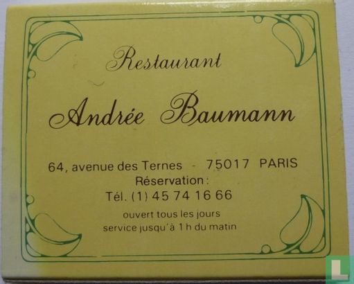 Restaurant Baumann - Andrée Baumann - Afbeelding 2