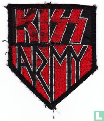 Kiss - Army logo patch rood