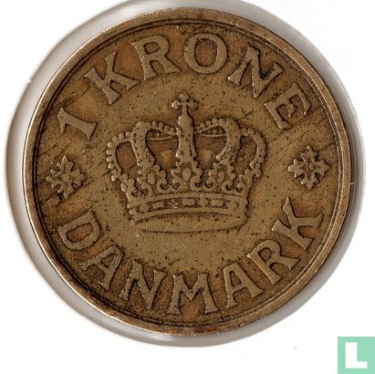 Denmark 1 krone 1929 - Image 2