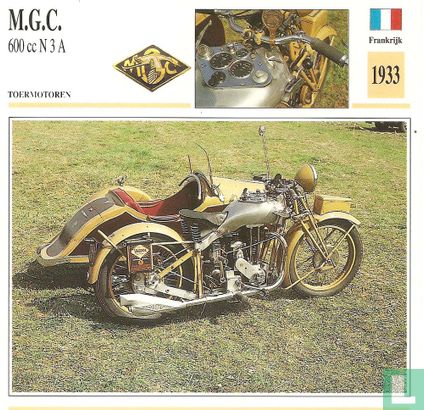M.G.C. 600 cc N 3 A - Afbeelding 1