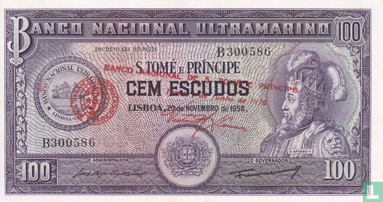 Sao Tomé et Principe 100 Escudos - Image 1
