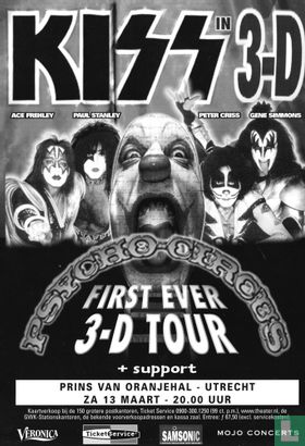Kiss - Psycho Circus 3D Tour flyer - Image 1