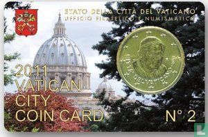 Vaticaan 50 cent 2011 (coincard n°2) - Afbeelding 3