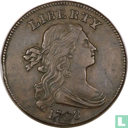 United States 1 cent 1798 (type 1) - Image 1