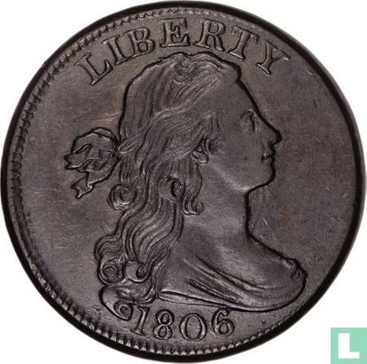 United States 1 cent 1806 - Image 1
