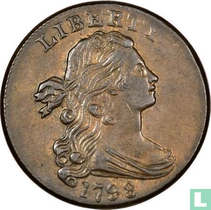 United States 1 cent 1798 (type 2) - Image 1