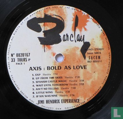 Axis: bold as love - Bild 3