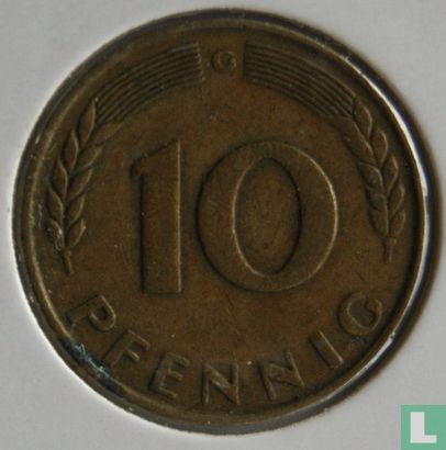 Duitsland 10 pfennig 1949 (G) - Afbeelding 2