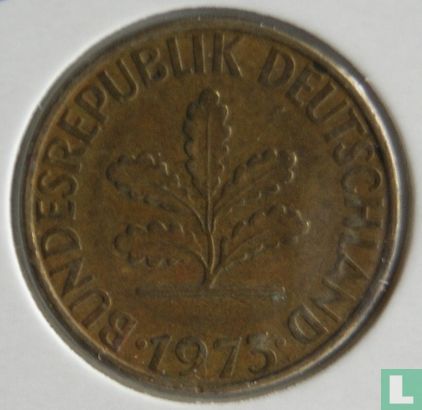 Duitsland 10 pfennig 1973 (J) - Afbeelding 1