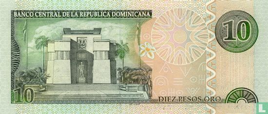 Dominicaanse Republiek 10 Pesos Oro 2003 - Afbeelding 2