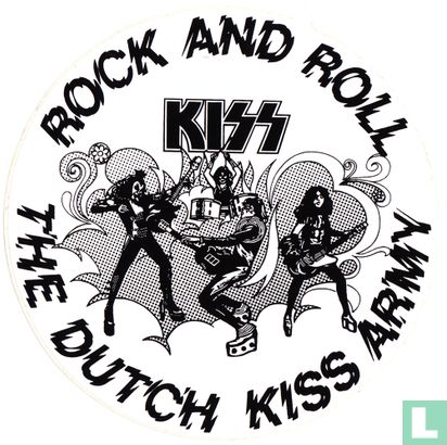Kiss Rock and Roll - The Dutch Kiss Army sticker