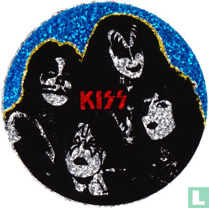 Kiss glitter sticker 3