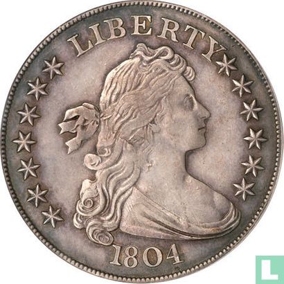 États-Unis 1 dollar 1804 (restrike class III) - Image 1