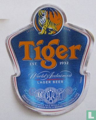 Tiger Lager Beer - Image 1