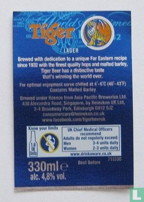 Tiger Lager Beer - Afbeelding 2