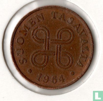 Finlande 1 penni 1964 - Image 1