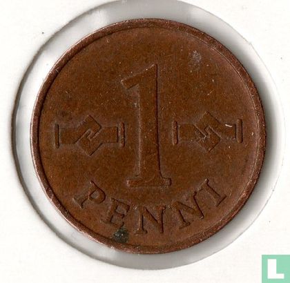 Finlande 1 penni 1964 - Image 2