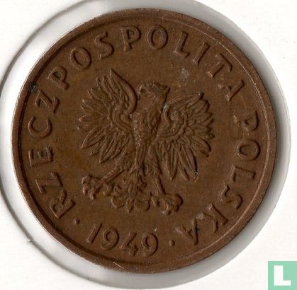 Pologne 5 groszy 1949 (bronze) - Image 1