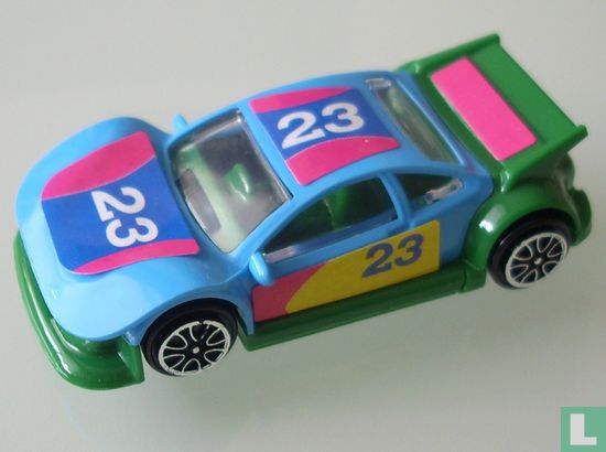 Raceauto, blauw/groen - Image 1