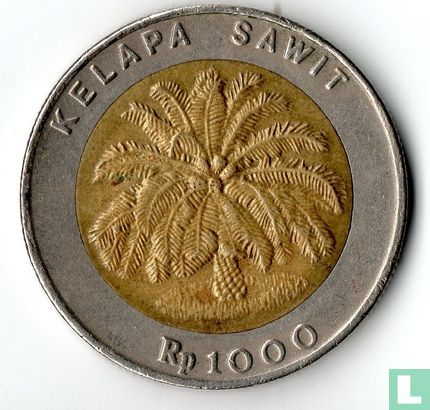Indonésie 1000 rupiah 1995 - Image 2