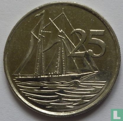 Îles Caïmans 25 cents 1999 - Image 2