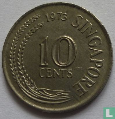 Singapur 10 Cent 1973 - Bild 1