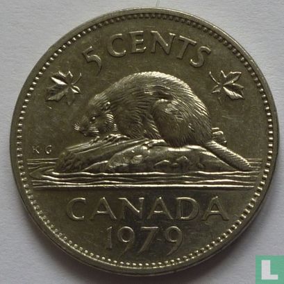 Canada 5 cents 1979 - Image 1