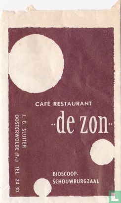 Café Restaurant "De Zon"