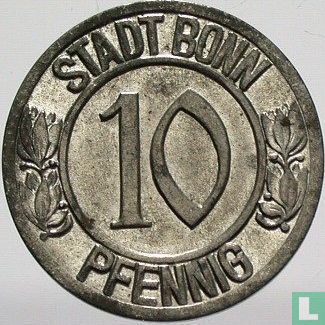 Bonn 10 Pfennig 1920 (Typ 1) "150th anniversary Birth of Ludwig van Beethoven" - Bild 2