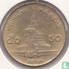 Thailand 50 satang 1989 (BE2532) - Image 1