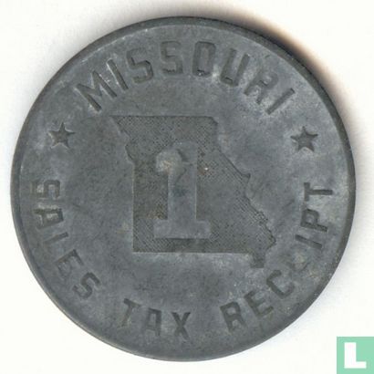 USA  Missouri tax receipt 1 mill  1930 - Image 1