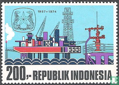 Indonesischen Staat Oil Company 1957-1974