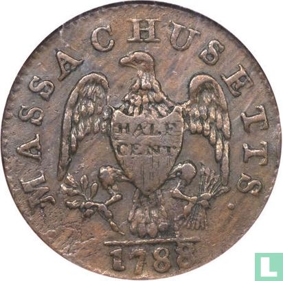 Massachusetts ½ Cent 1788 - Bild 1