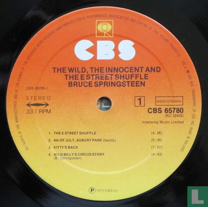 The wild, the innocent & the E street shuffle - Afbeelding 3
