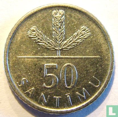 Lettonie 50 santimu 2007 - Image 2