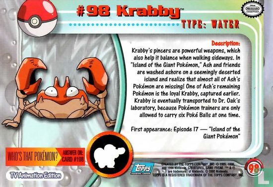 #98 Krabby - Afbeelding 2