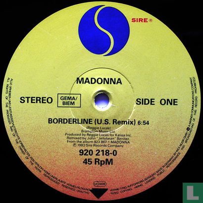Borderline (U.S. Remix) - Afbeelding 3