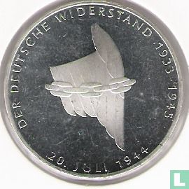 Deutschland 10 Mark 1994 "50th anniversary of German Resistance" - Bild 2