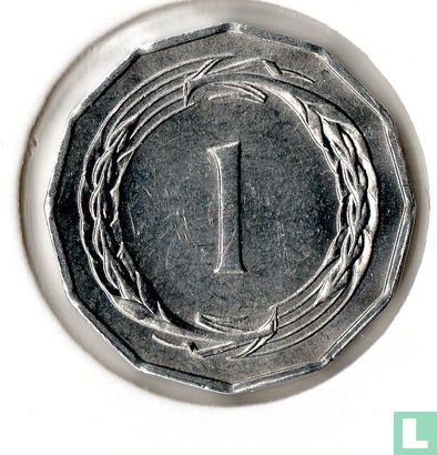 Cyprus 1 mil 1972 - Image 2