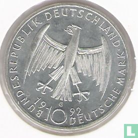 Germany 10 mark 1992 "125th anniversary Birth of Käthe Kollwitz" - Image 1