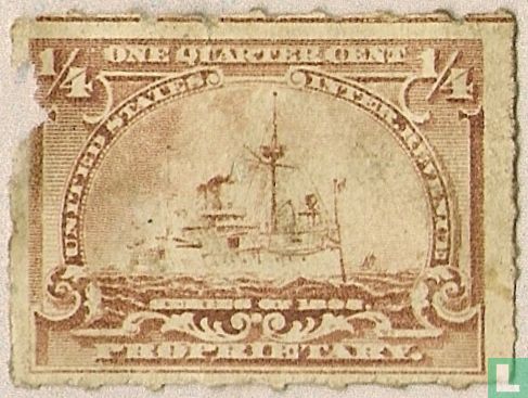 Battleship - Proprietary Stamp (¼)