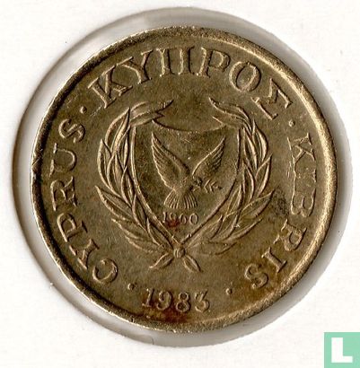 Cyprus 1 cent 1983 - Afbeelding 1