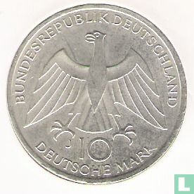 Germany 10 mark 1972 (J) "Summer Olympics in Munich - Partial view of the Olympic rings" - Image 2