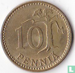 Finland 10 penniä 1977 - Image 2